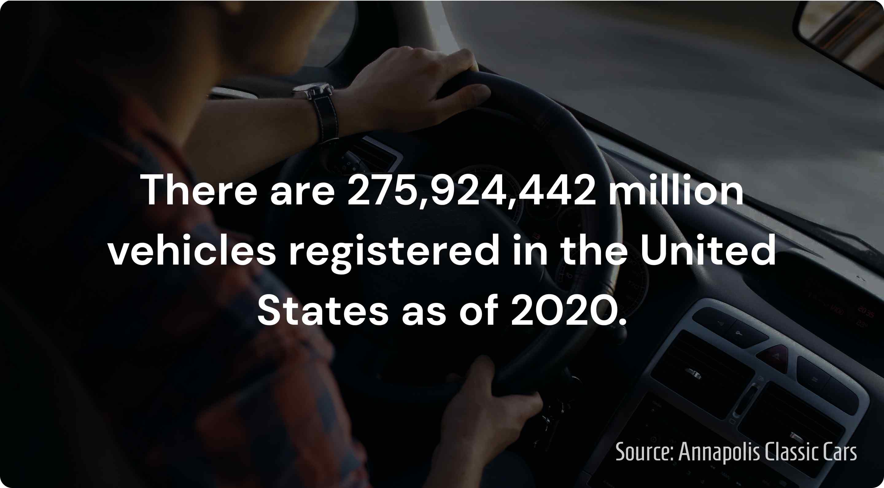 number of vehicles registered in the united states