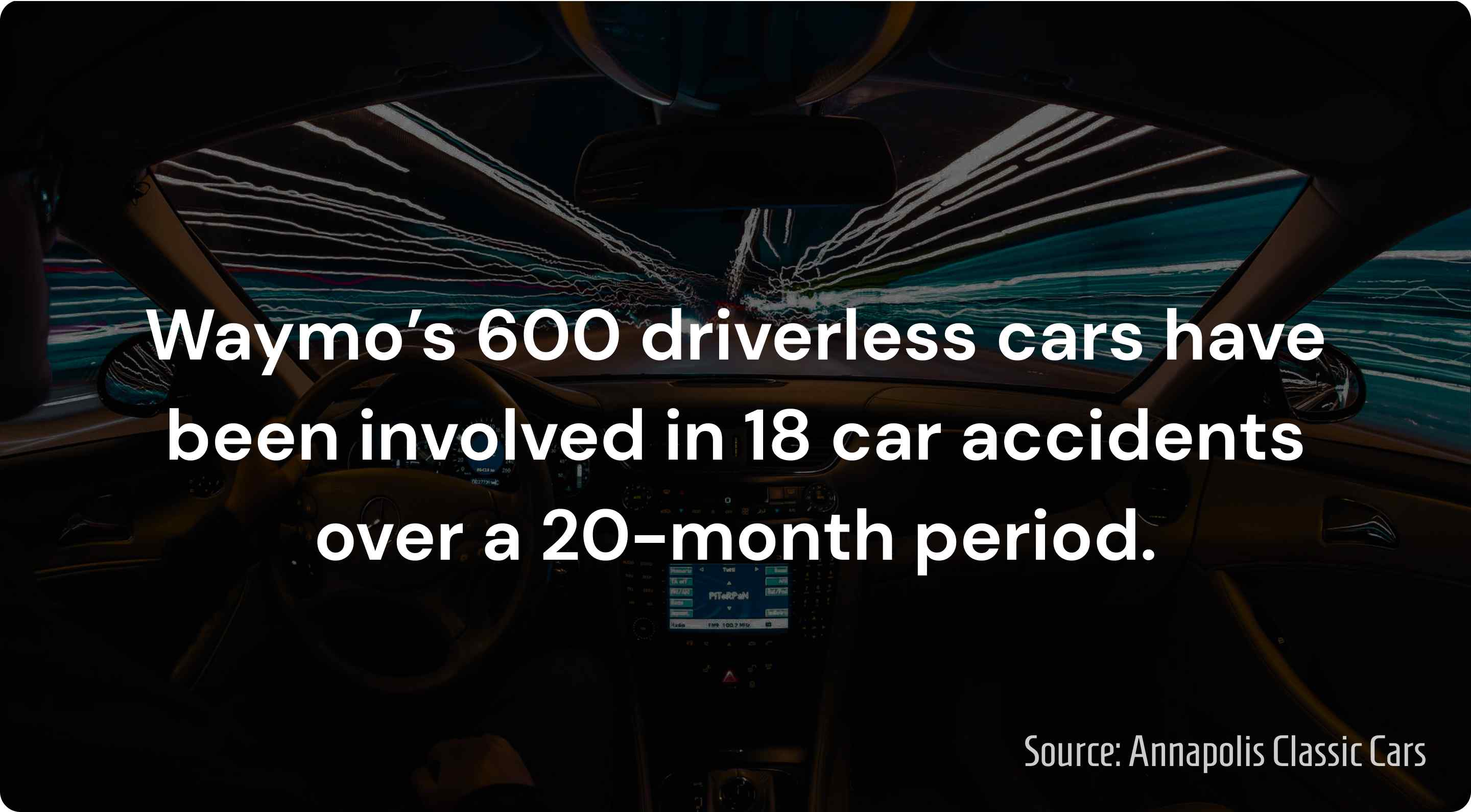 waymo driverless car accidents
